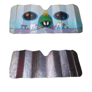 Marvin Martian Fold Up Sun Shade For Vehicle, 1999 Looney Tunes